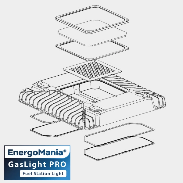 GasLight LED Canopy Light Explosion-proof