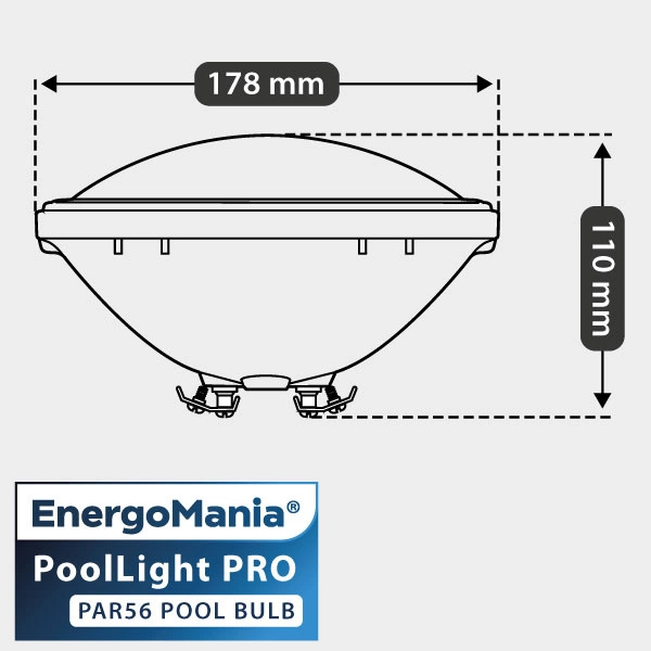 Basenowa żarówka LED PAR56 PoolLight 18W