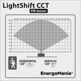 Naświetlacz LED z czujnikiem ruchu LightShift CCT PIR 30W 4050 lm biały