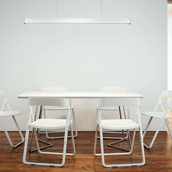 Ściemniana lampa liniowa LED SAMSUNG 40W 3590lm 120cm VT-7-43 srebrna