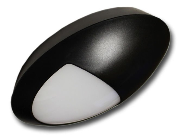 Kinkiet panel LED 12W WODOODPORNY IP66 półowalny