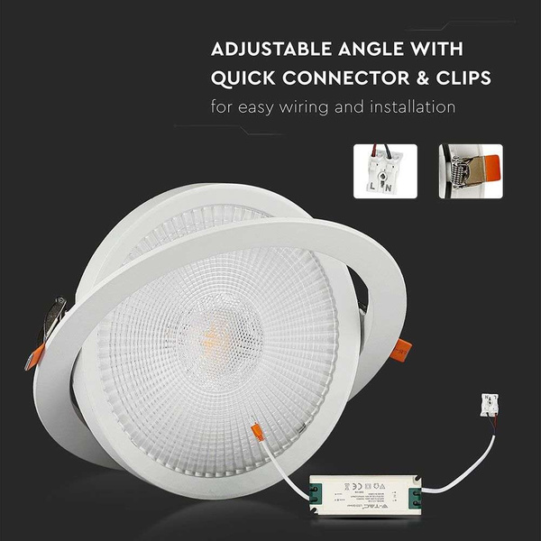 Podtynkowy downlight LED SAMSUNG 30W 2400 lm VT-2-30