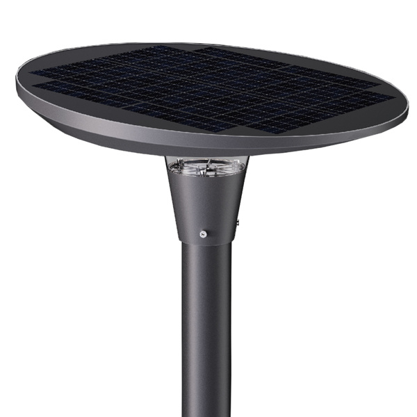 Solarna lampa parkowa SolarPark PRO 16W 3200 lm szara