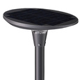 Solarna lampa parkowa SolarPark PRO 16W 3200 lm szara