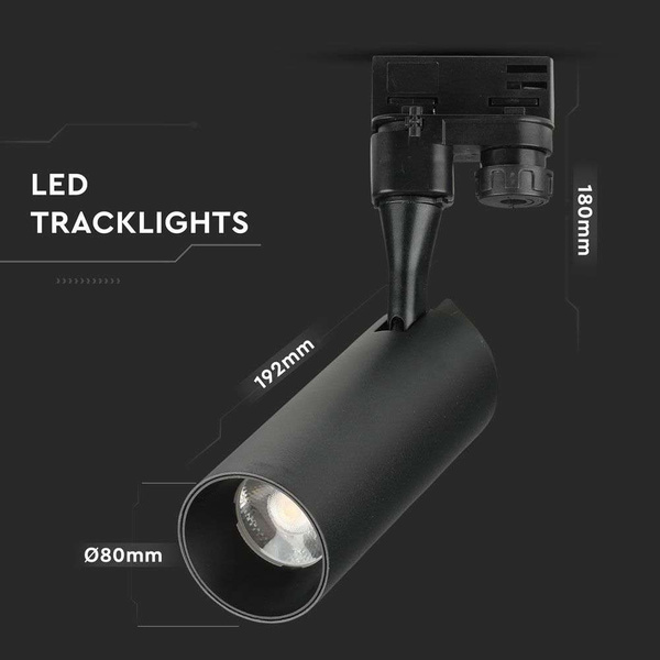 Reflektor szynowy LED 18W 1260 lm SAMSUNG VT-418 czarny