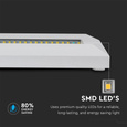 Natynkowa oprawa schodowa LED 3W BIAŁA IP65 VT-1162