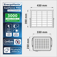 Solarny naświetlacz LED SunForce PRO 16W 3000lm