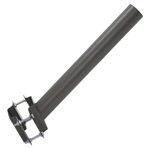 Wysięgnik lampy ulicznej na słup / uchwyt naścienny StreetGrip ⌀60mm 48cm
