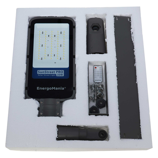 Solarna lampa uliczna LED SunStreet PRO 30W 6600 lm