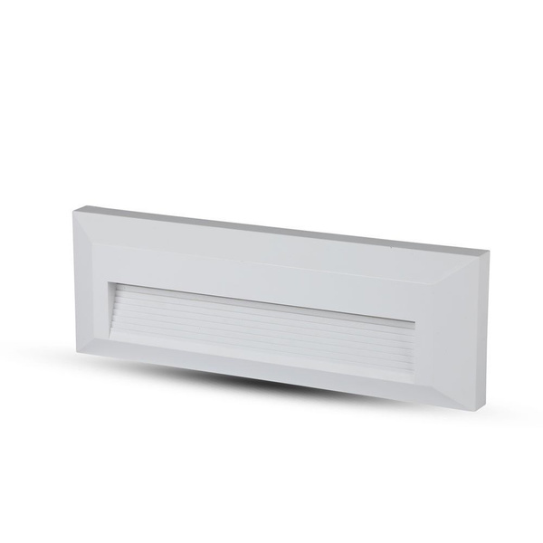 Natynkowa oprawa schodowa LED 3W BIAŁA IP65 VT-1162