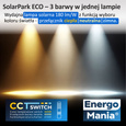 Solarna lampa parkowa SolarPark ECO 12W 2160 lm szara