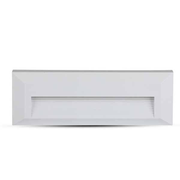 Natynkowa oprawa schodowa LED 3W BIAŁA IP65 VT-1162