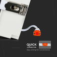 Podtynkowy reflektor LED SAMSUNG 36W 2880 lm VT-2-36 38°