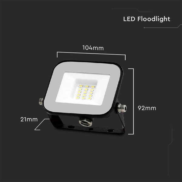 Naświetlacz LED SMD SAMSUNG 10W 735 lm VT-44010 czarny