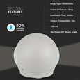 Kula elewacyjna LED 6W 660lm VT-836 szara