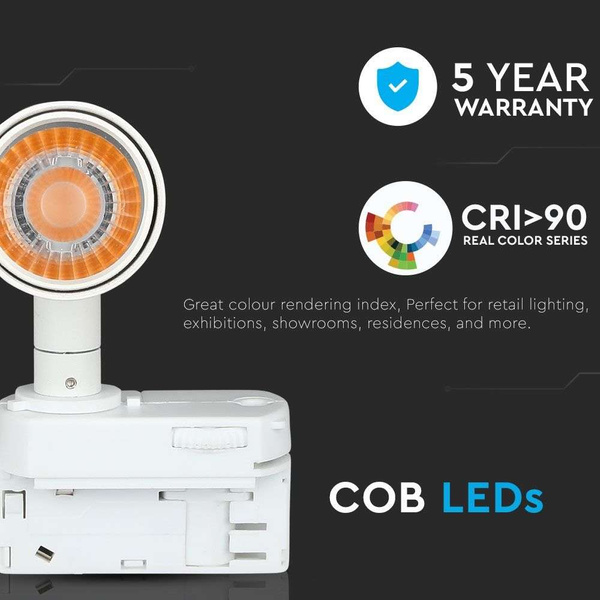 Reflektor szynowy LED 7W 490 lm SAMSUNG VT-407 biały