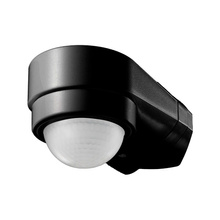 Narożny czujnik ruchu i zmierzchu na podczerwień 600W czarny VT-8094