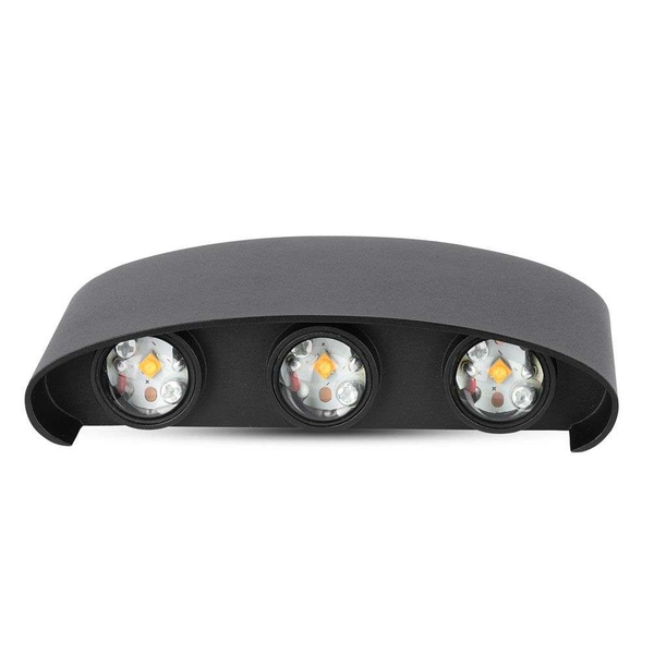 Lampa elewacyjna LED 6W 540lm VT-846 czarna