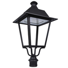 Klasyczna lampa parkowa RetroPark PRO 40W 8000 lm czarna