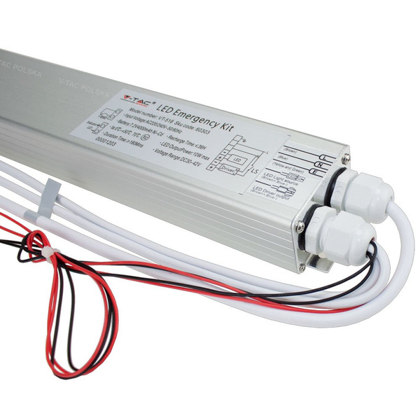 Moduł zasilania awaryjnego UPS paneli LED 45W 4Ah VT-518