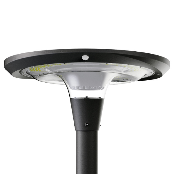 Solarna lampa parkowa SolarPark PRO 16W 3200 lm szara