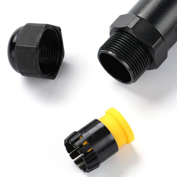 Potrójna hermetyczna mufa kablowa 5-pinowa CableGuard T-Joint 5W czarna