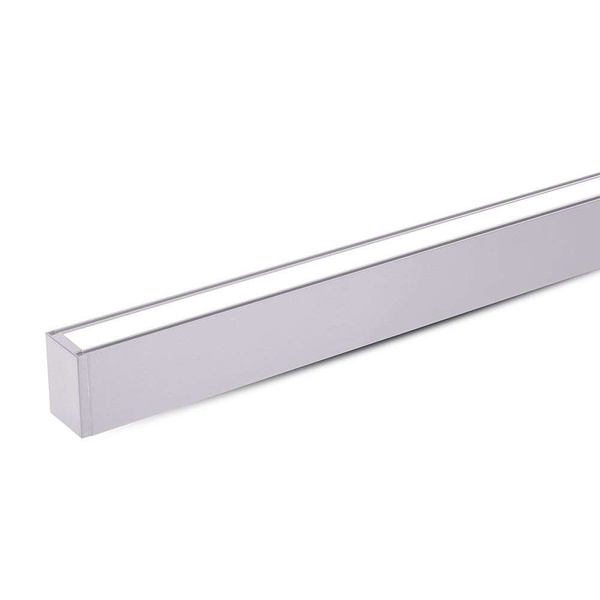 Ściemniana lampa liniowa LED SAMSUNG  60W 6000lm 120cm VT-7-60 srebrna