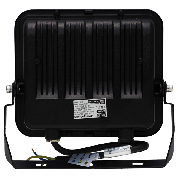 Wydajny naświetlacz LED EvoLution 50W 9250 lm 185 lm/W