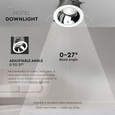 Hotelowa oprawa wpuszczana LED CREE 35W CRI>95 VT-2936