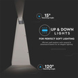 Oprawa elewacyjna LED 6W 660lm VT-826 szara