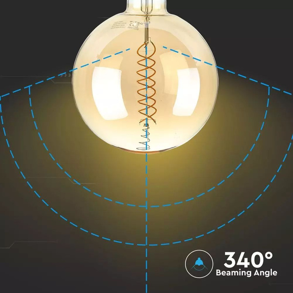 Dekoracyjna żarówka LED 8W E27 500lm FILAMENT VT-2158D ściemnialna