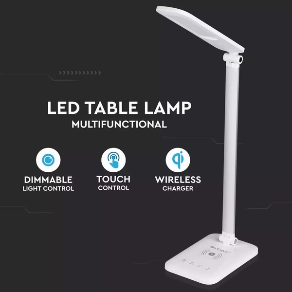 Lampa biurkowa LED 16W z funkcją ładowania telefonu VT-1027
