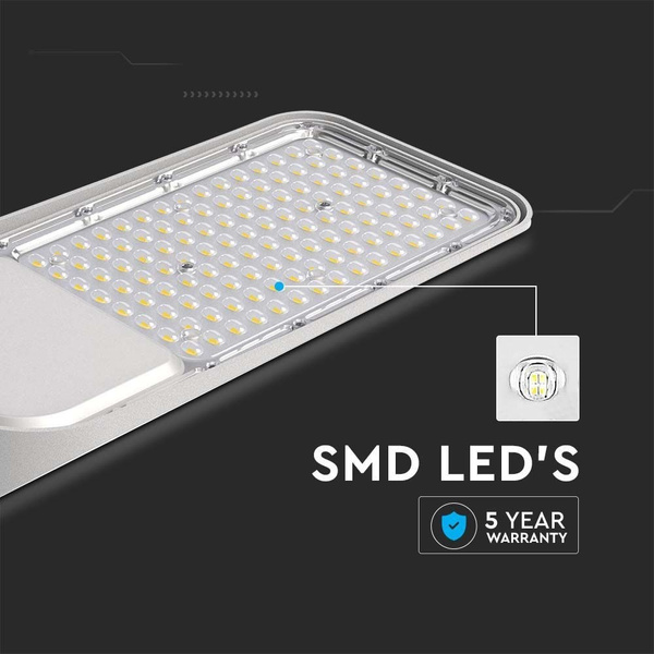 Latarnia uliczna LED z czujnikiem zmierzchu 100W 11000 lm VT-139ST-S