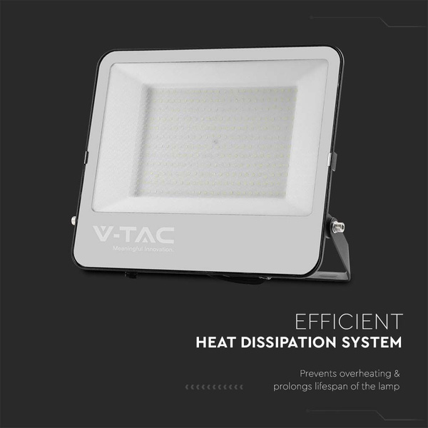 Naświetlacz LED EVOLUTION 200W 37000 lm VT-44205 czarny