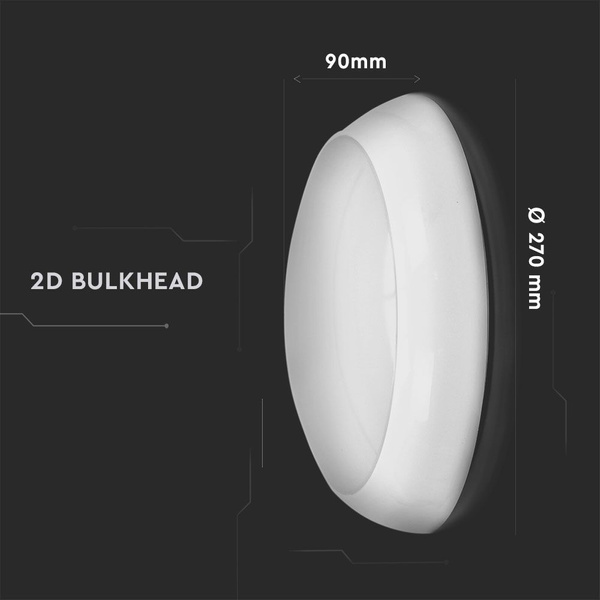 Plafon LED SAMSUNG PRO 14W 1400 lm 3w1 (czujnik ruchu + moduł awaryjny) VT-14SES