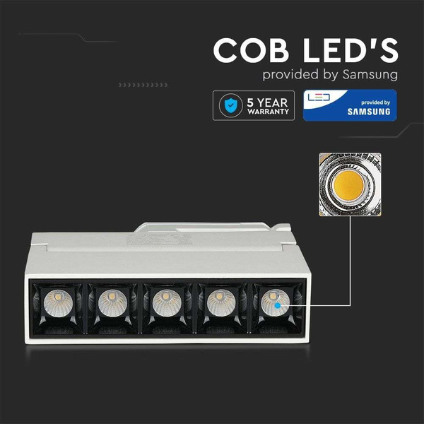 Reflektor szynowy LED 12W 960 lm SAMSUNG VT-416 biały