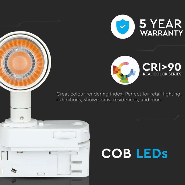 Reflektor szynowy LED 15W 1200 lm SAMSUNG VT-415 biały