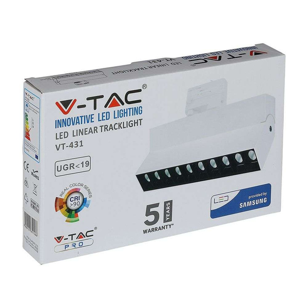 Reflektor szynowy LED 25W 2000 lm SAMSUNG VT-431 czarny