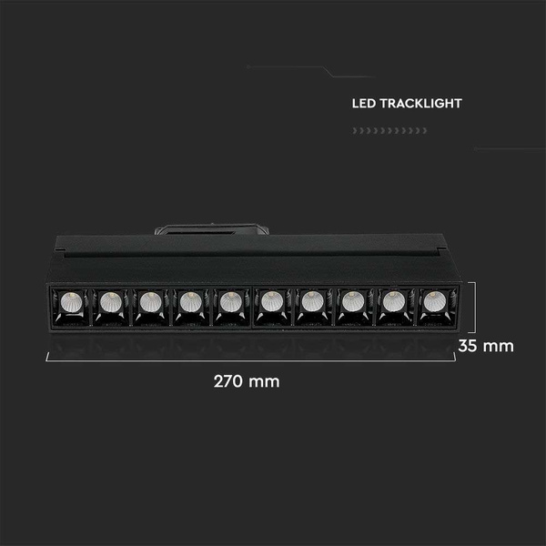 Reflektor szynowy LED 25W 2000 lm SAMSUNG VT-431 czarny