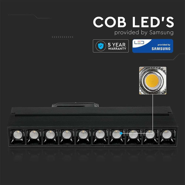 Reflektor szynowy LED 25W 2000 lm SAMSUNG VT-431 czarny