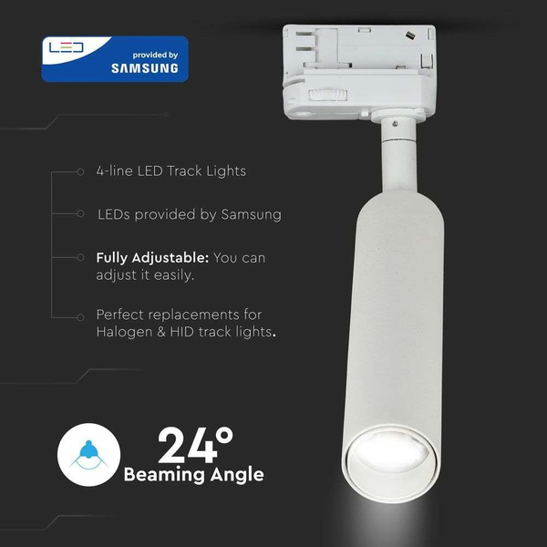 Reflektor szynowy LED 7W 490 lm SAMSUNG VT-407 biały