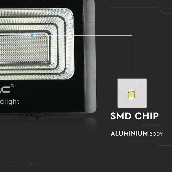 Solarny naświetlacz LED z panelem fotowoltaicznym 4200 lm VT-300W
