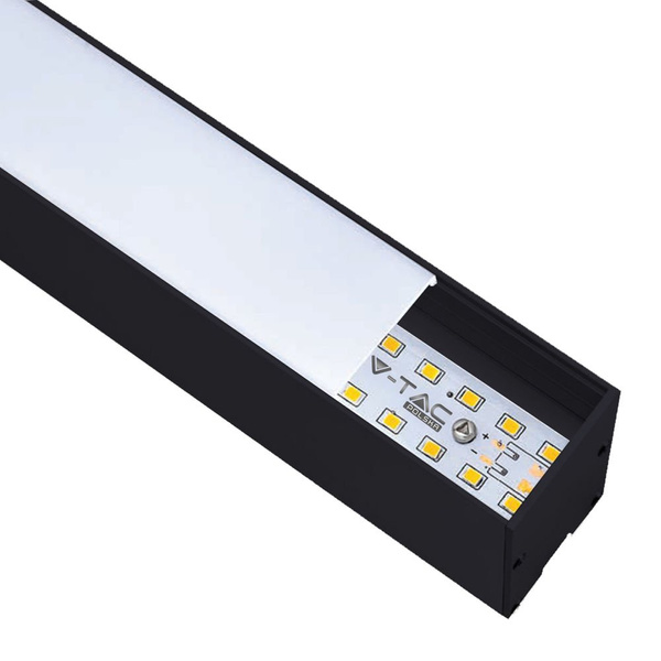 Wisząca lampa liniowa LED SAMSUNG 40W 3200lm 120cm VT-7-40 czarna